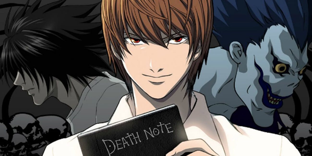 horror anime - death note - shounen anime
