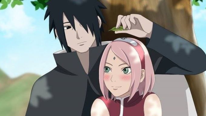 cutest anime couples - sasuke and saukra