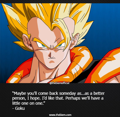 Goku Best Quotes