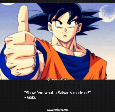 Best goku quote