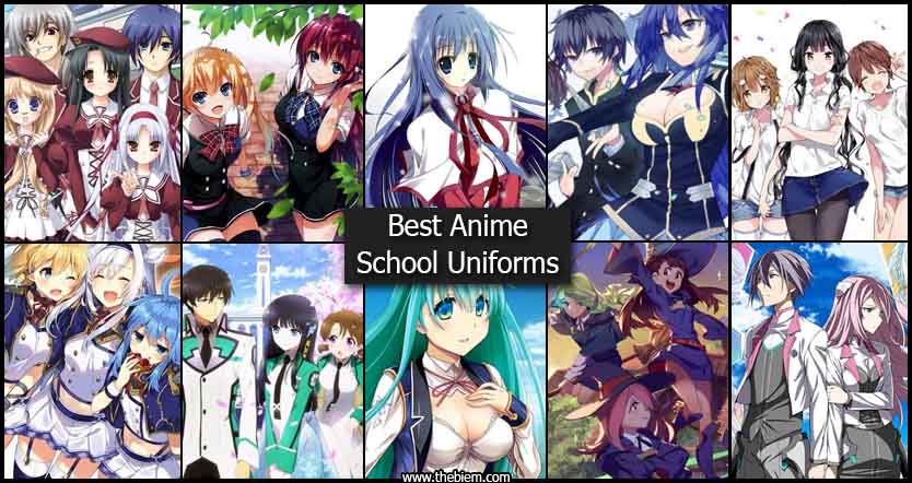 Best Anime School Uniforms Featured Image