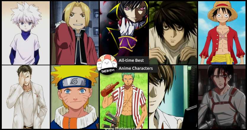 All-time Best Anime Characters