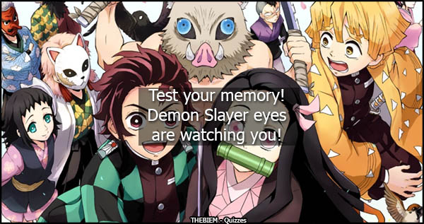 Demon Slayer eyes quiz