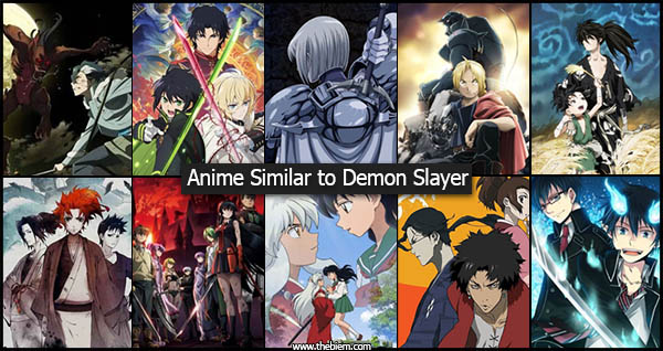 Anime Similar to Demon Slayer