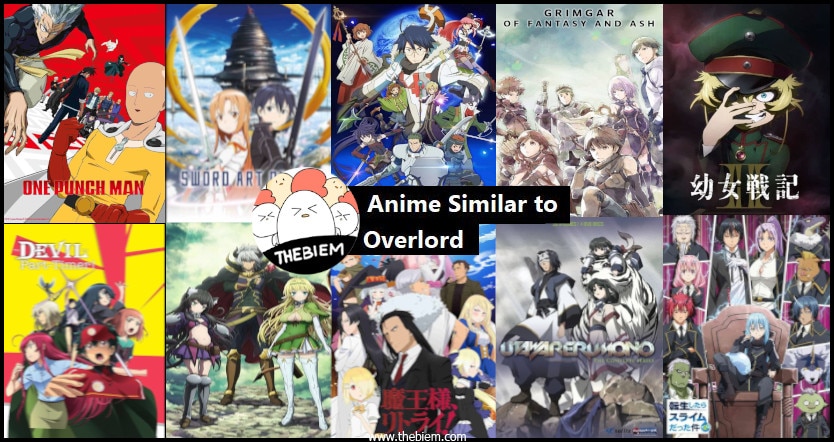 Anime Similar to Overlord