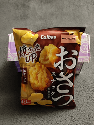 Japan Candy Box November - 09. Calbee Osatsu Sweet Potato Snack